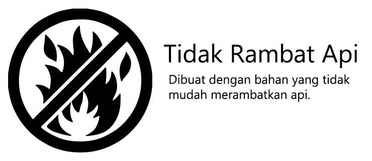Plafon PVC Tahan Api